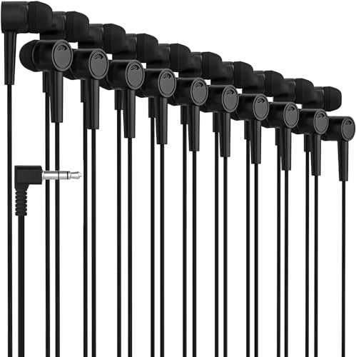 Maeline Bulk 10 Pack Earbuds, Noise Isolating in-Ear...