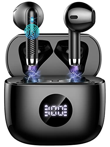 Wireless Earbuds, Bluetooth 5.4 Ear Buds LED Power Display...