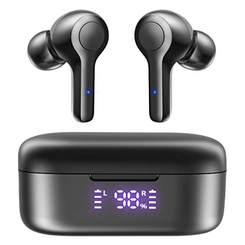 MOZOTER Bluetooth 5.3 Wireless Earbuds,Deep Bass Loud Sound...