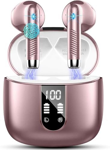 Wireless Earbuds, Bluetooth Headphones V5.4 Stereo Bass Ear...