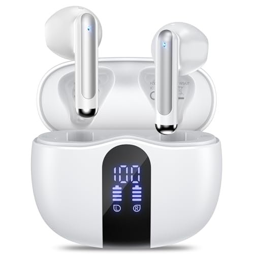 JYUESJKJ Wireless Earbuds, Bluetooth 5.4 Headphones HiFi...