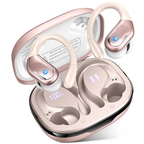 Wireless Earbud, 75H Bluetooth 5.4 Headphones Sport IP7...