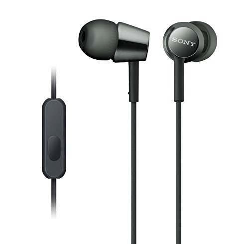 Sony MDREX155AP in-Ear Earbud Headphones/Headset with mic...