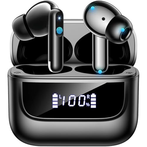 Wireless Earbuds Bluetooth 5.4, 6 Mic ENC Noise Cancelling...
