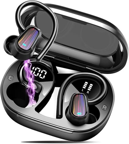 Wireless Earbuds, Bluetooth 5.4 Headphones Sport, Over Ear...