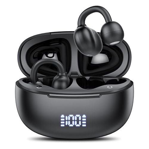 Achifine Clip on Earbuds Open Ear Wireless Bluetooth 5.4...