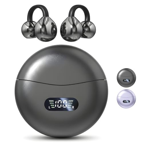 HC M79 Clip On Earbuds, Open Ear Earbuds Wireless...