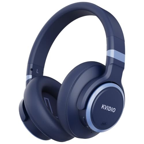 KVIDIO Hybrid Active Noise Cancelling Headphones, 70 Hours...