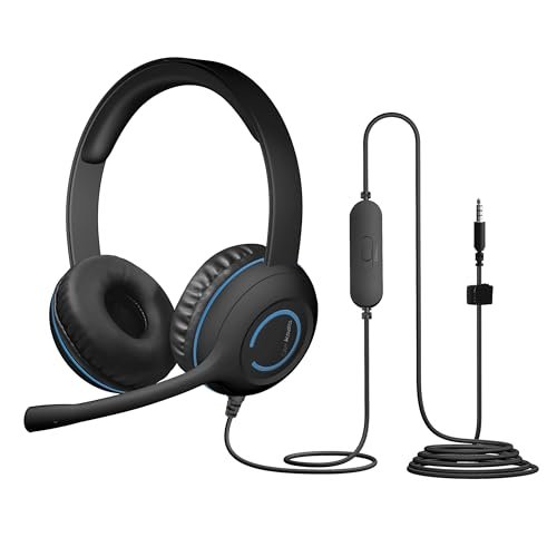 Cyber Acoustics AC-5002 Stereo Wired Headset with...