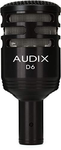 AUDIX D6 Cardioid Dynamic Kick Drum Microphone for Kick...
