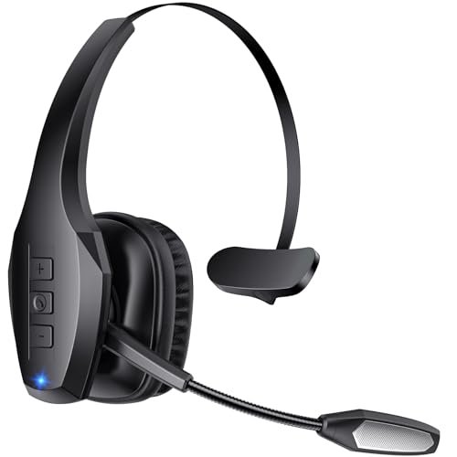 Trucker Bluetooth Headset, Wireless Headset with Mic,...