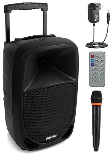 Pyle PSBT105A - 1000W Portable Bluetooth PA Speaker, 10''...