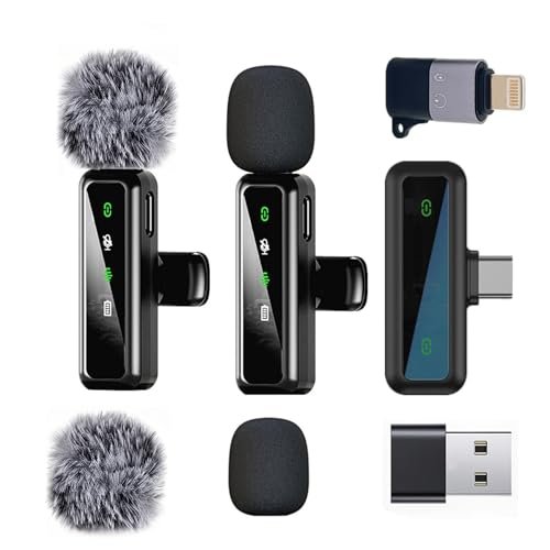 ordele Wireless Lavalier Microphone for iPhone - iPad,...