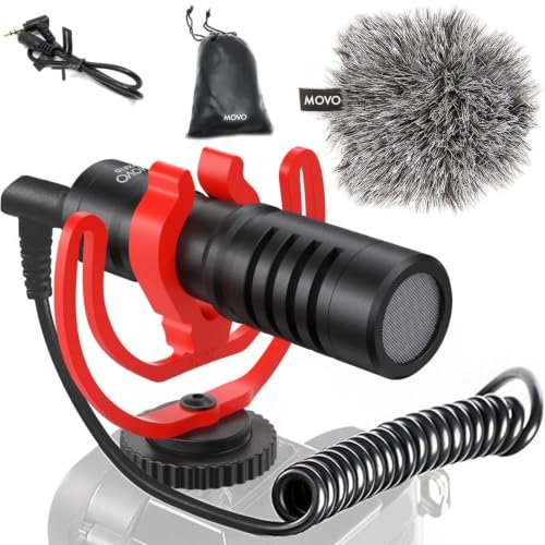 Movo VXR10 Universal Shotgun Mic for Camera