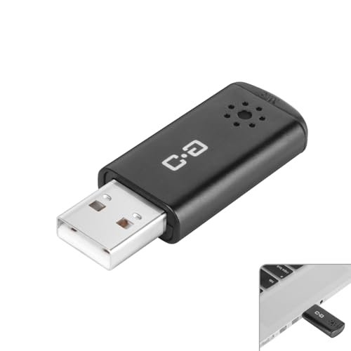Mini USB Microphone for Laptop & Desktop, Plug-and-Play