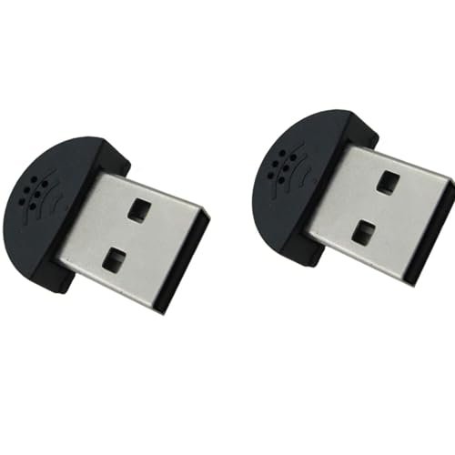 SuziePi 2 Pcs USB 2.0 Mini Microphone for Raspberry Pi...