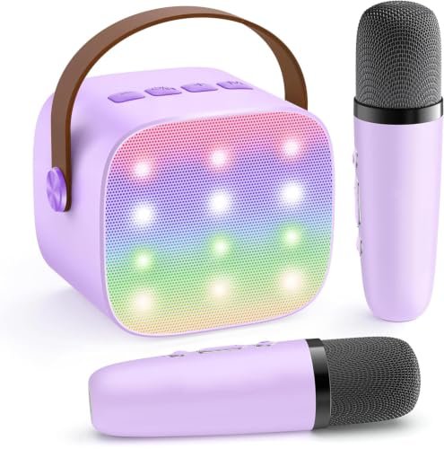 YLL Karaoke Machine for Kids, Portable Mini Speaker with...