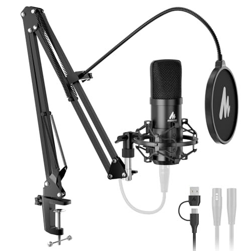 MAONO A04 Gen2 XLR/USB Condenser Microphone Kit for PC...