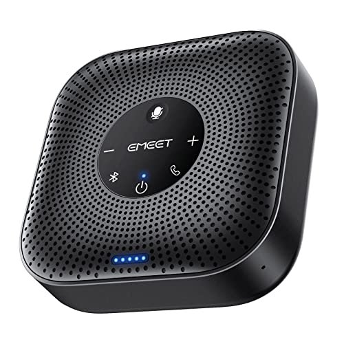 EMEET Conference Speakerphone M0 Plus, 4 AI Mics 360°...