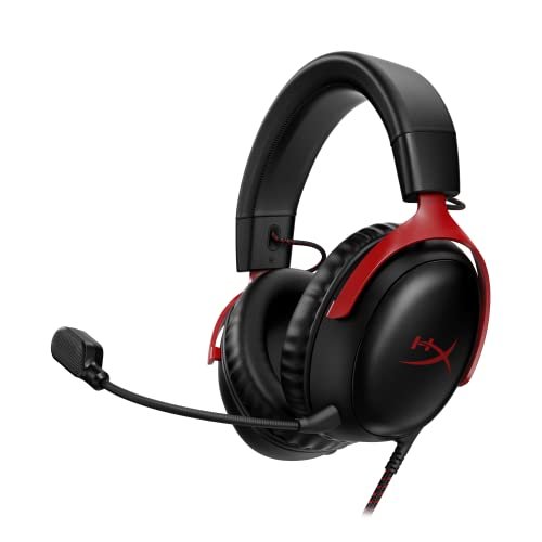 HyperX Cloud III – Wired Gaming Headset, PC, PS5, Xbox...