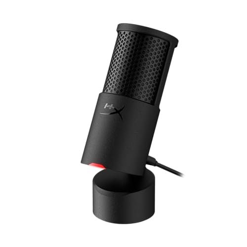 HyperX SoloCast 2 – Gaming USB Condenser Mic for PC,...