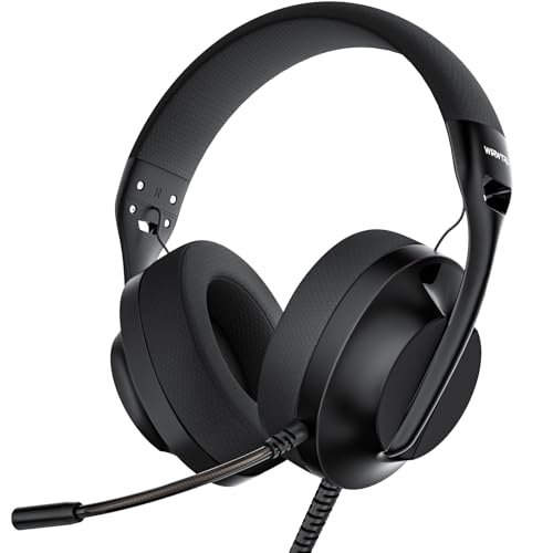 WIRWTRU Wired Gaming Headset for PS5, Xbox, Xbox Series...