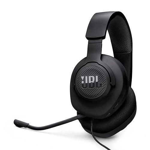 JBL Quantum 100M2 Wired Gaming Headset, Detachable Mic