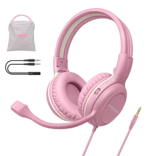 SIMOLIO Kids-Headphones with Microphone for School,...
