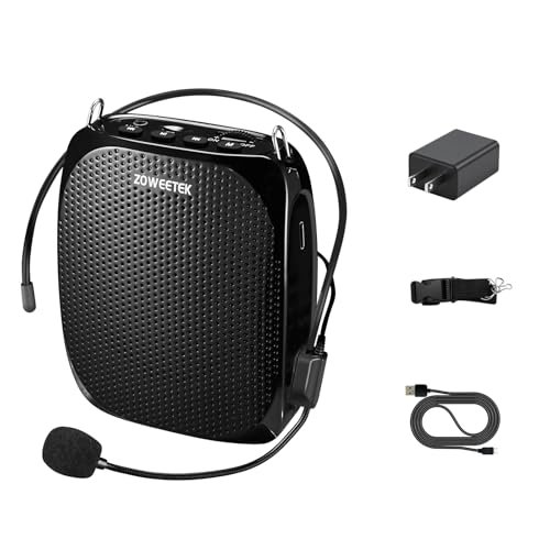 ZOWEETEK ZW-Z258 Portable Rechargeable Mini Voice Amplifier...