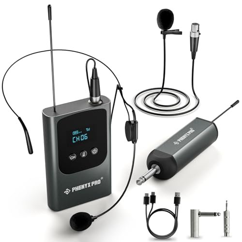 Phenyx Pro Single Digital Headset/Lapel/Lavalier Microphone...