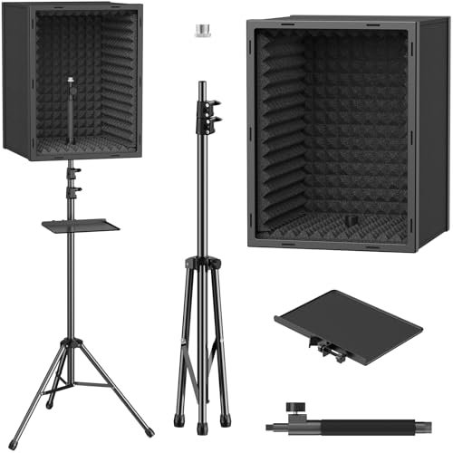 TONOR Microphone Isolation Shield, Professional Mic Shield...