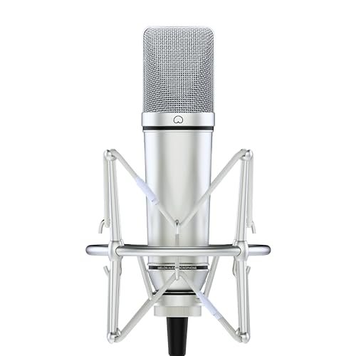 Melon Audio MA-87 Studio Condenser Microphone, 26mm Gold...