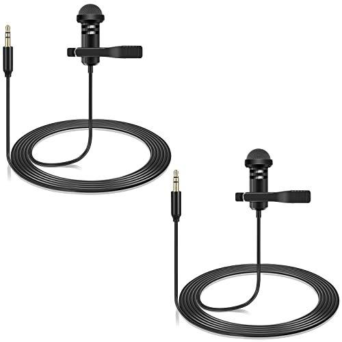 2 Pack Lavalier Microphone Compatible with DJI Mic 2 &...