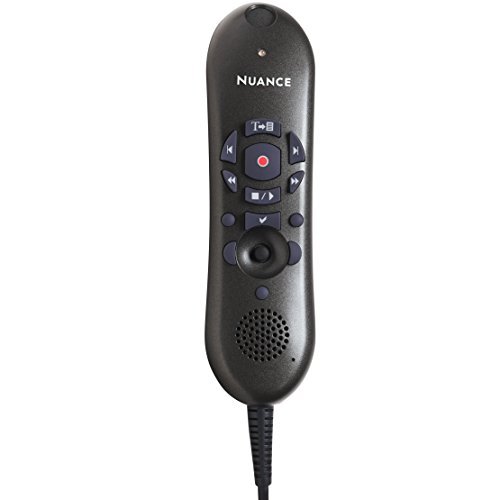 Nuance PowerMic II handheld dictation microphone, USB,...