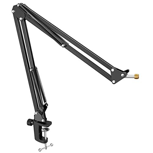 Microphone Arm Stand, FIFINE Suspension Boom Scissor Mic...