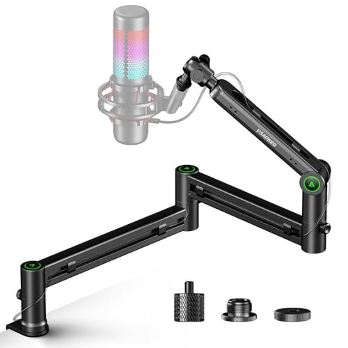 Microphone Arm,Aokeo AK-58i Desk Low Profile Mic Boom Arm...
