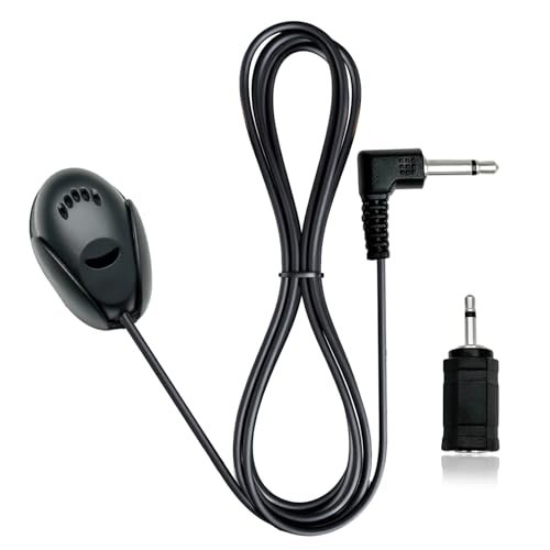 NewTH 3.5mm Car Microphone with 9.85 ft Cable External...