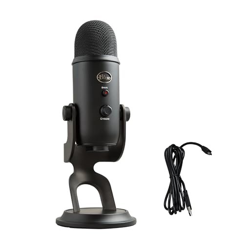 Logitech Creators Blue Yeti USB Microphone for PC, Mac,...