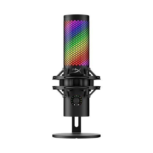HyperX QuadCast 2 S – USB Microphone, with RGB Lighting,...