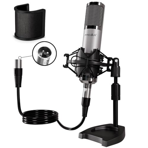 PROAR Studio Microphone, Professional Cardioid XLR...