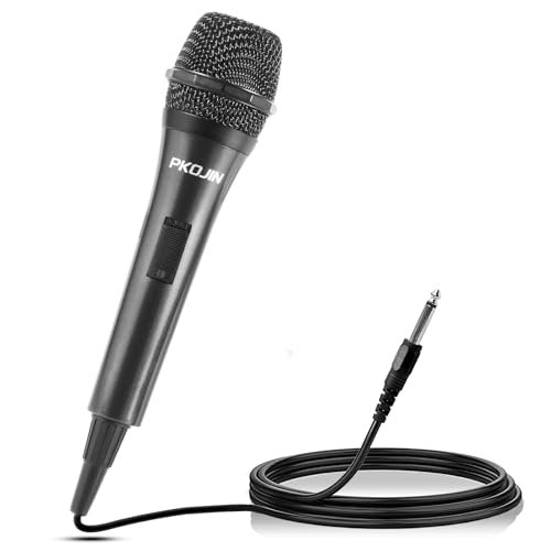 PKOJIN Dynamic Karaoke Microphone for Singing, Vocal Wired...