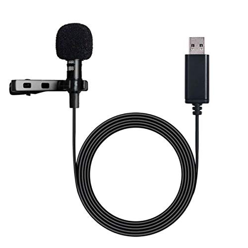 NowTH USB Microphone Lavalier Lapel Clip on Mic with...