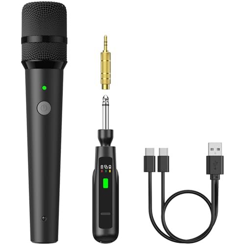 TONOR 2.4G Wireless Microphone, Rechargeable Cordless...