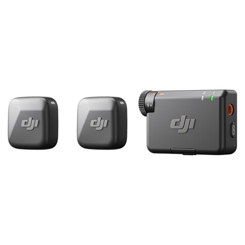 DJI Mic Mini (2 TX + 1 RX), Detail-Rich Audio,...