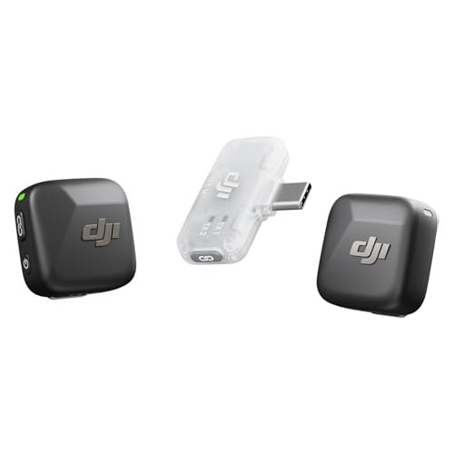 DJI Mic Mini (2 TX + 1 Mobile RX), Ultralight,...