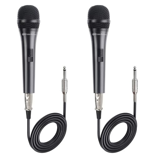 Cable Matters 2-Pack Cardioid Dynamic Vocal Microphones...