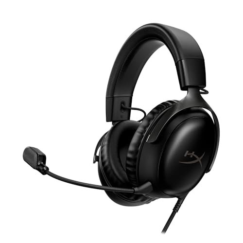 HyperX Cloud III – Wired Gaming Headset, PC, PS5, Xbox...
