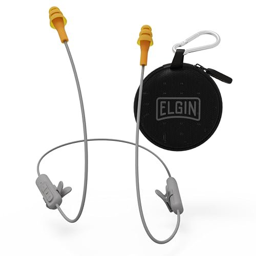 Elgin Ruckus Wireless Bluetooth Earplug Headphones, 25 dB...