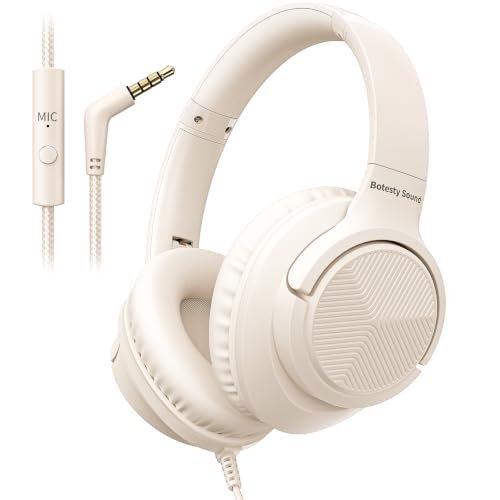 Botesty Sound Headphones Wired with Microphone, Over Ear...