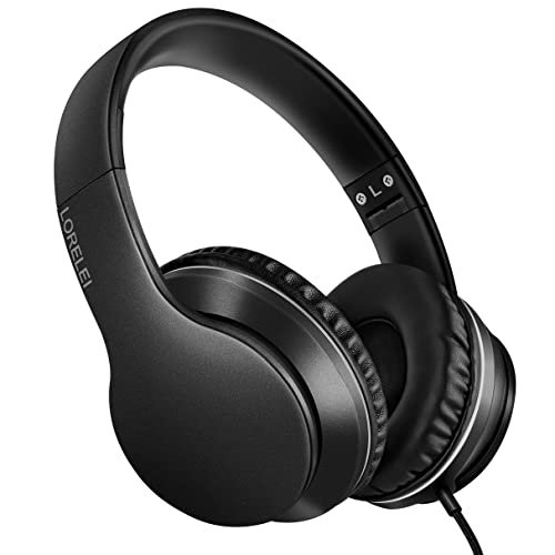 LORELEI X6 Over-Ear Wired Stereo Bass Headphones with...